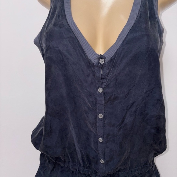 Pete & Greta Racer Back Casual Drawstring Short Jumpsuit Size M - Picture 2 of 6